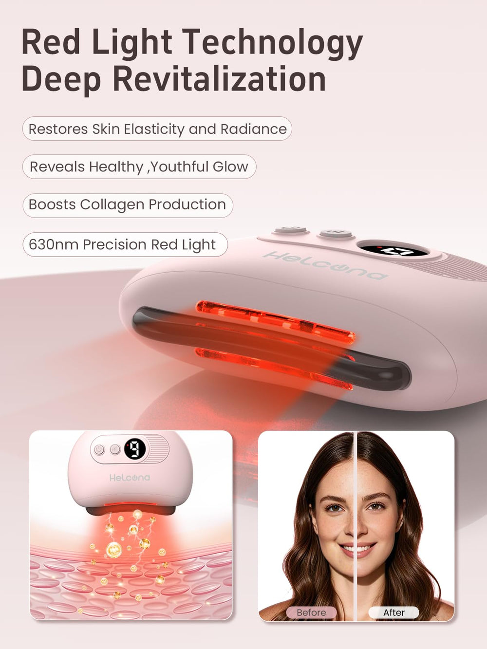 Helcona diseño compacto y portátil para viaje o uso diario