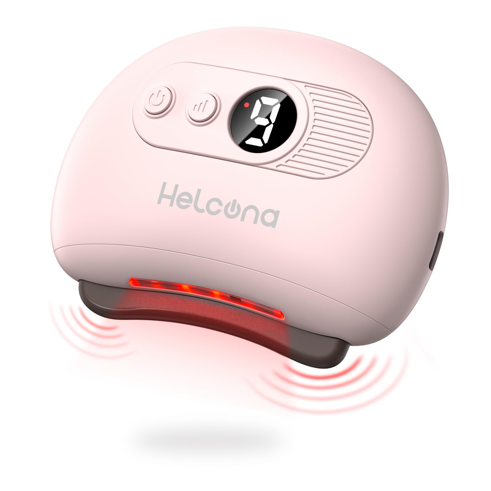 Helcona Guasha eléctrico para rostro con calor y vibración