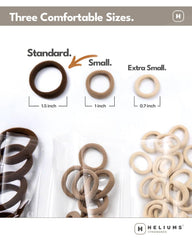 Heliums banda elástica que no resbala, ideal para moños y peinados.