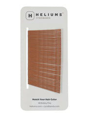 Heliums horquillas jengibre ondulado 2 pulgadas, agarre seguro para mechones rojos