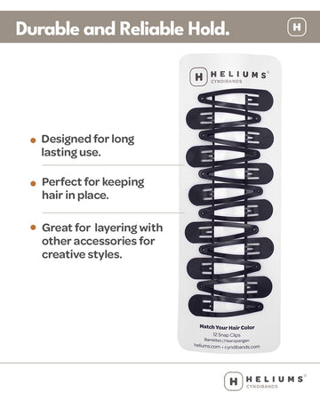 Heliums pinzas pelo metal 2-pulgadas uso-profesional para estilismo diario