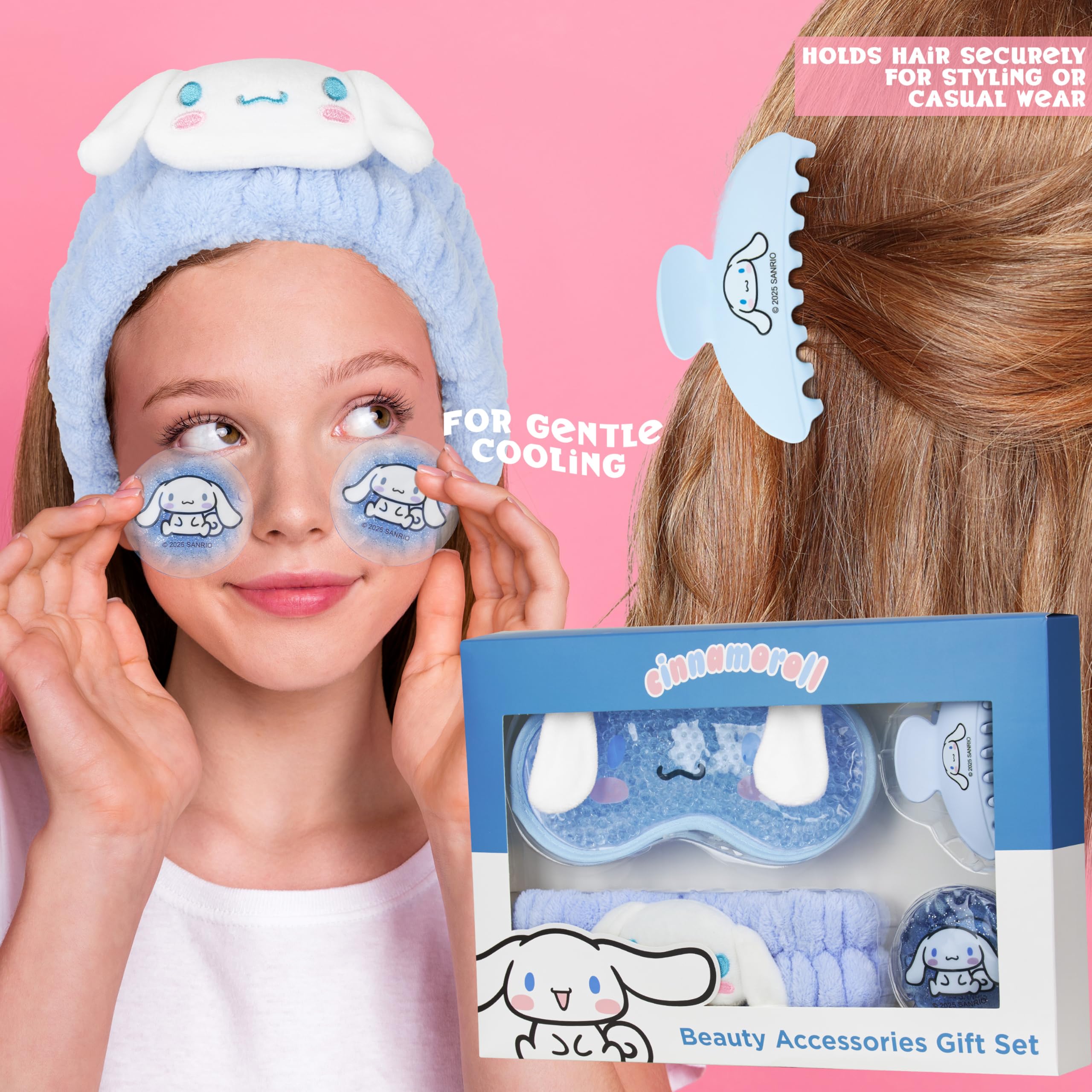 Hello Kitty Cinnamoroll banda cuidado pelo suave para peinar mientras cuidas la piel