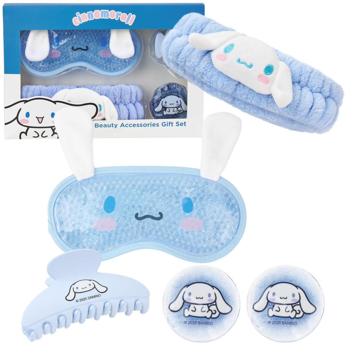 Hello Kitty Cinnamoroll mascarilla gel frío para ojos, alivio de fatiga visual