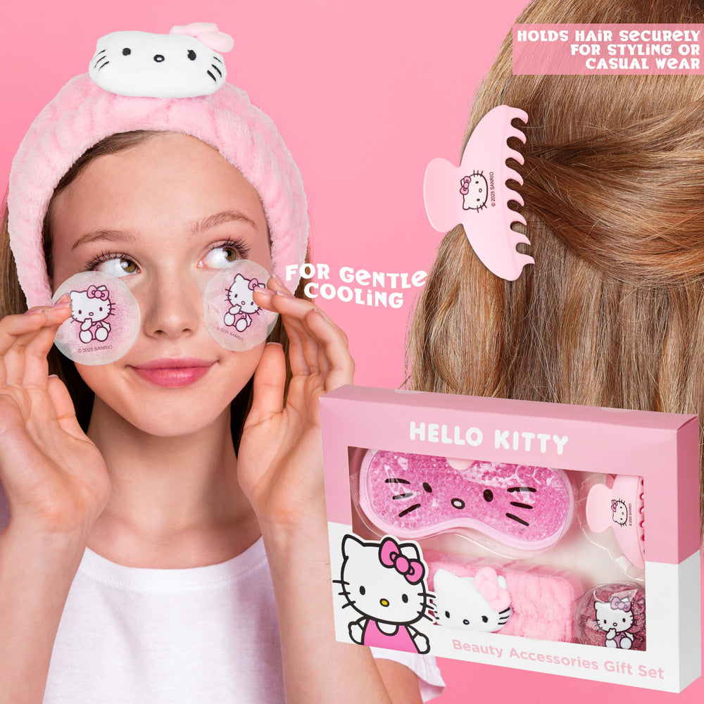 Hello Kitty diadema cuidado piel acolchada mantiene el cabello recogido