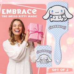 Hello Kitty espejo compacto para retoques rápidos en movimiento