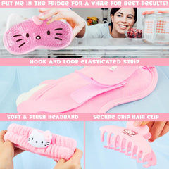 Hello Kitty pinza pelo resistente facilita peinados y descanso