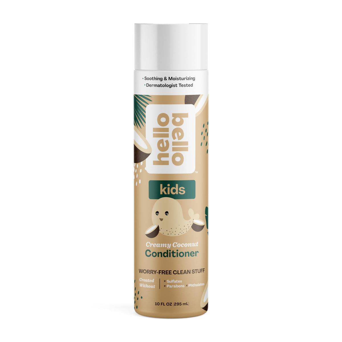 Hello Bello acondicionador infantil con aroma a coco para cabello suave y sin enredos