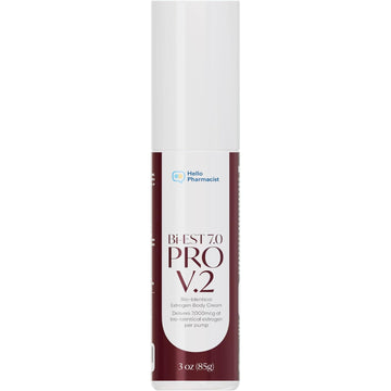 HelloPharmacist BiEst 7.0 Pro V2, crema corporal con dosificador para hidratación diaria.