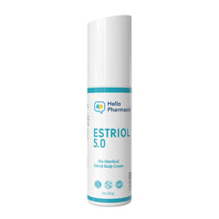 HelloPharmacist Estriol 5.0 crema, empaque dosificador para una aplicación suave