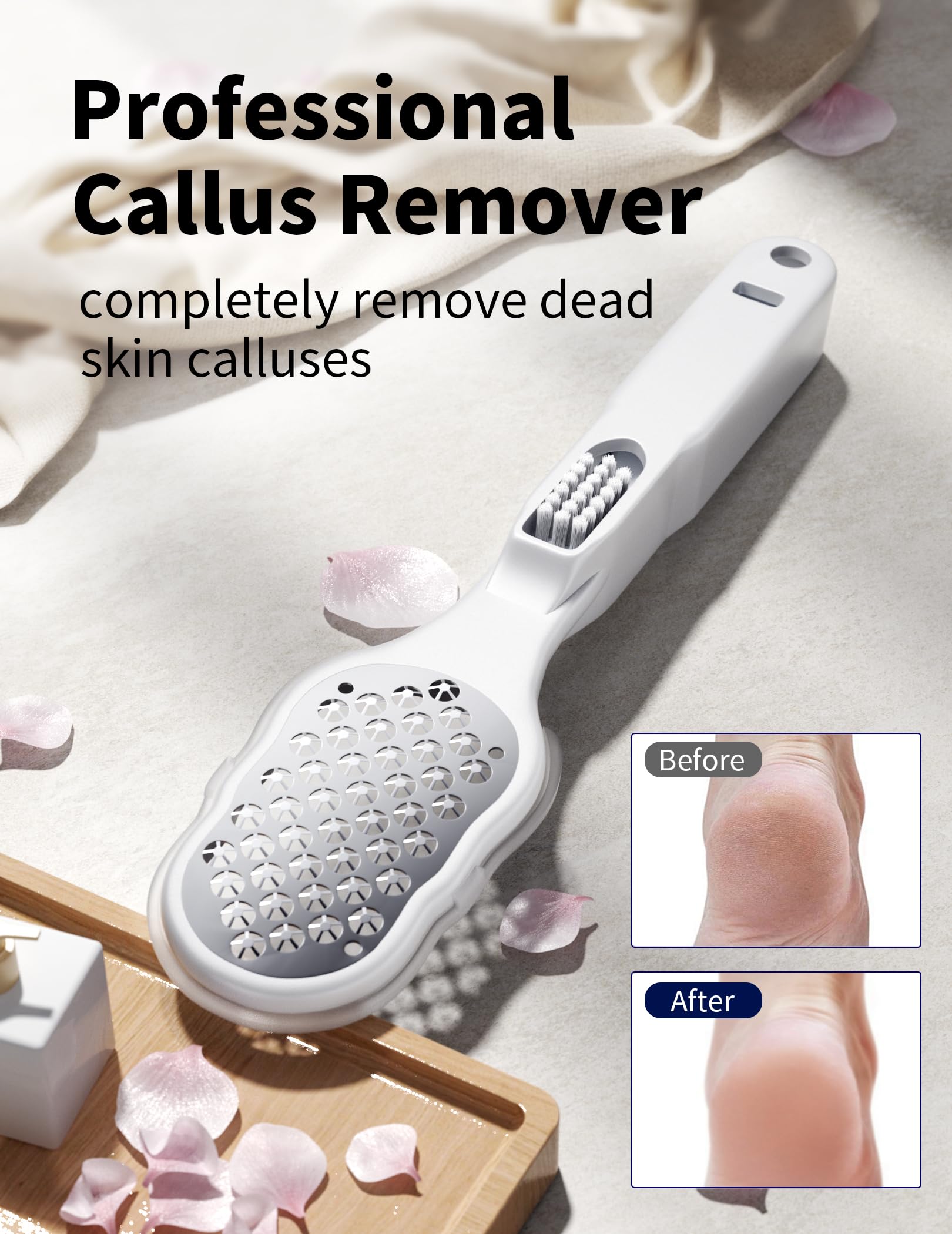 HelpX depósito integrado recolecta piel muerta durante la sesión de pedicure
