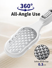 HelpX mango ergonómico antideslizante ofrece control cómodo al limpiar talones