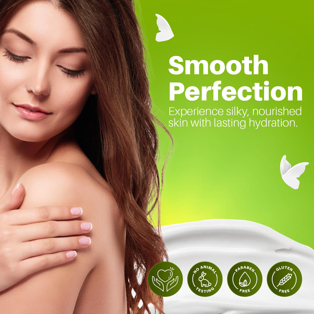 Hemp Heaven crema de cuerpo suave para todo tipo de piel y clima.