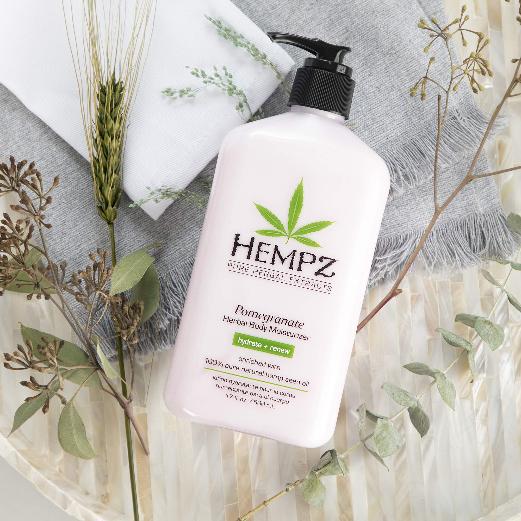 crema corporal Hempz apta para todas las edades y tipos de piel