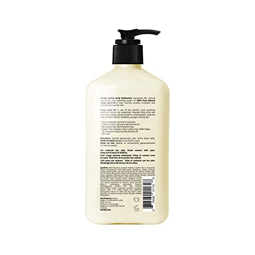 Hempz crema corporal antiedad, textura sedosa para piel suave y nutrida