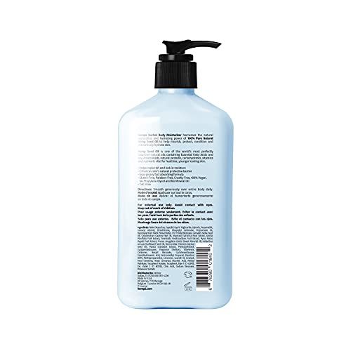 Hempz textura ligera de crema corporal para uso diario, piel suave