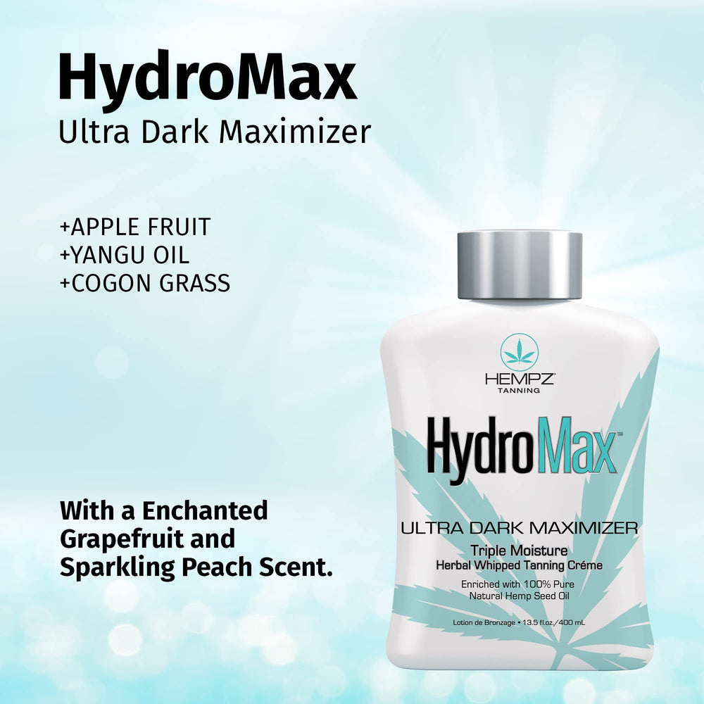 Hempz Hydromax Maximizer: textura ligera y rápida absorción para uso diario.