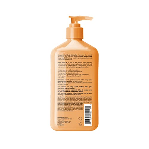 Hempz loción cítrica con aplicador cremoso para masaje diario
