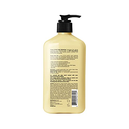 Hempz Loción corporal textura ligera para uso diario sin grasa.