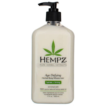 Hempz Lotion Corporelle Vegan, sans parabènes ni gluten.