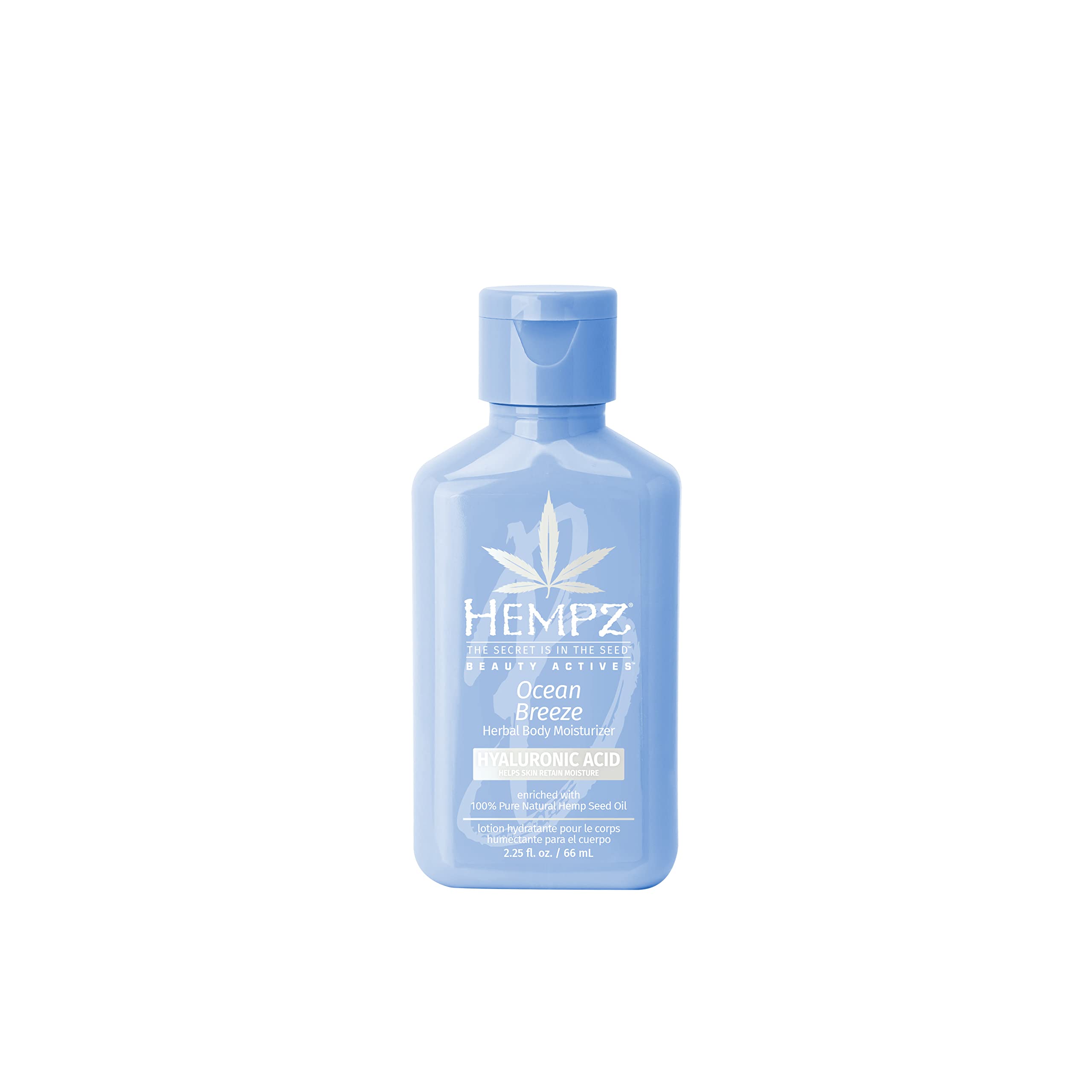 Hempz Ocean Breeze crema corporal mini para hidratación suave y fresca