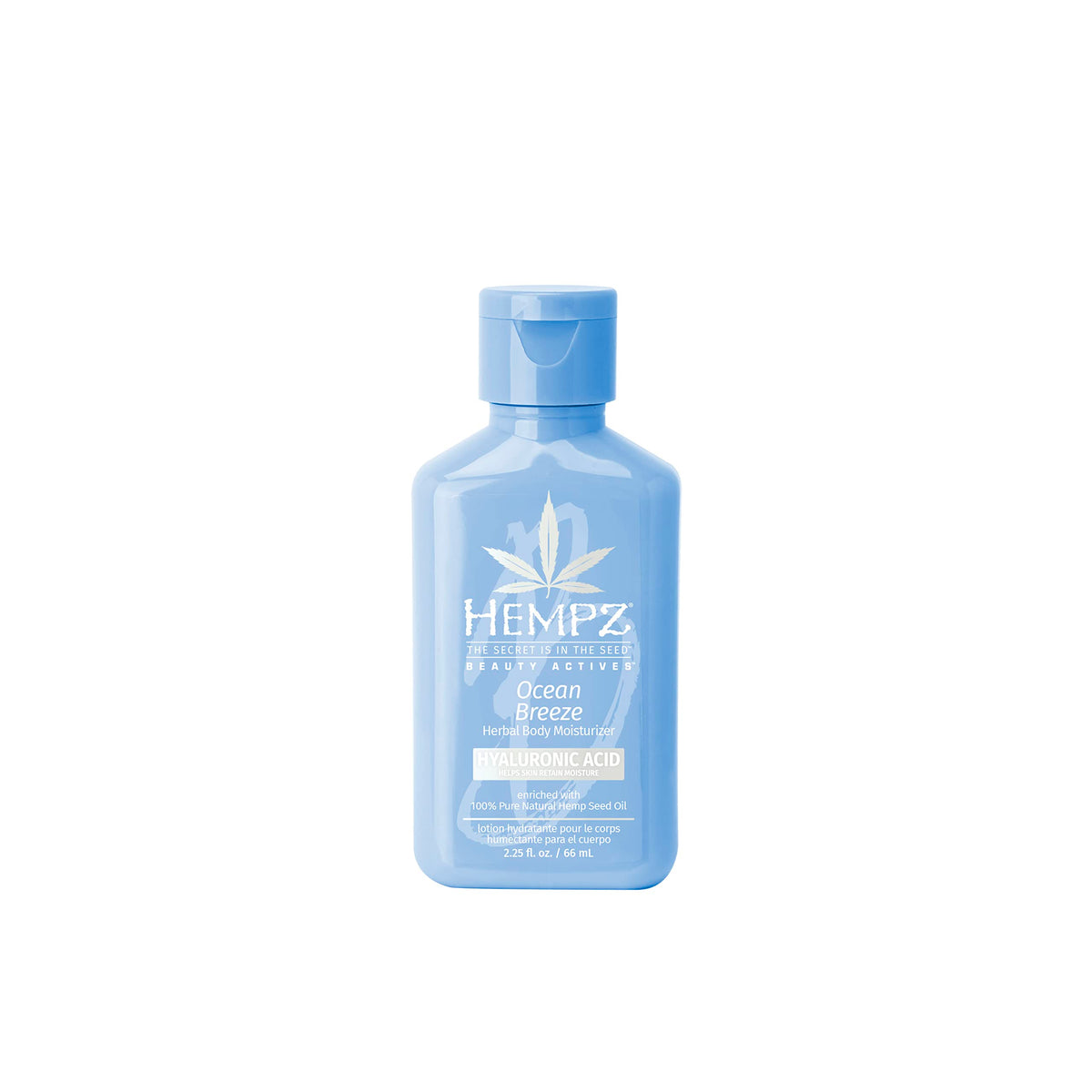 Hempz Ocean Breeze crema corporal mini para hidratación suave y fresca