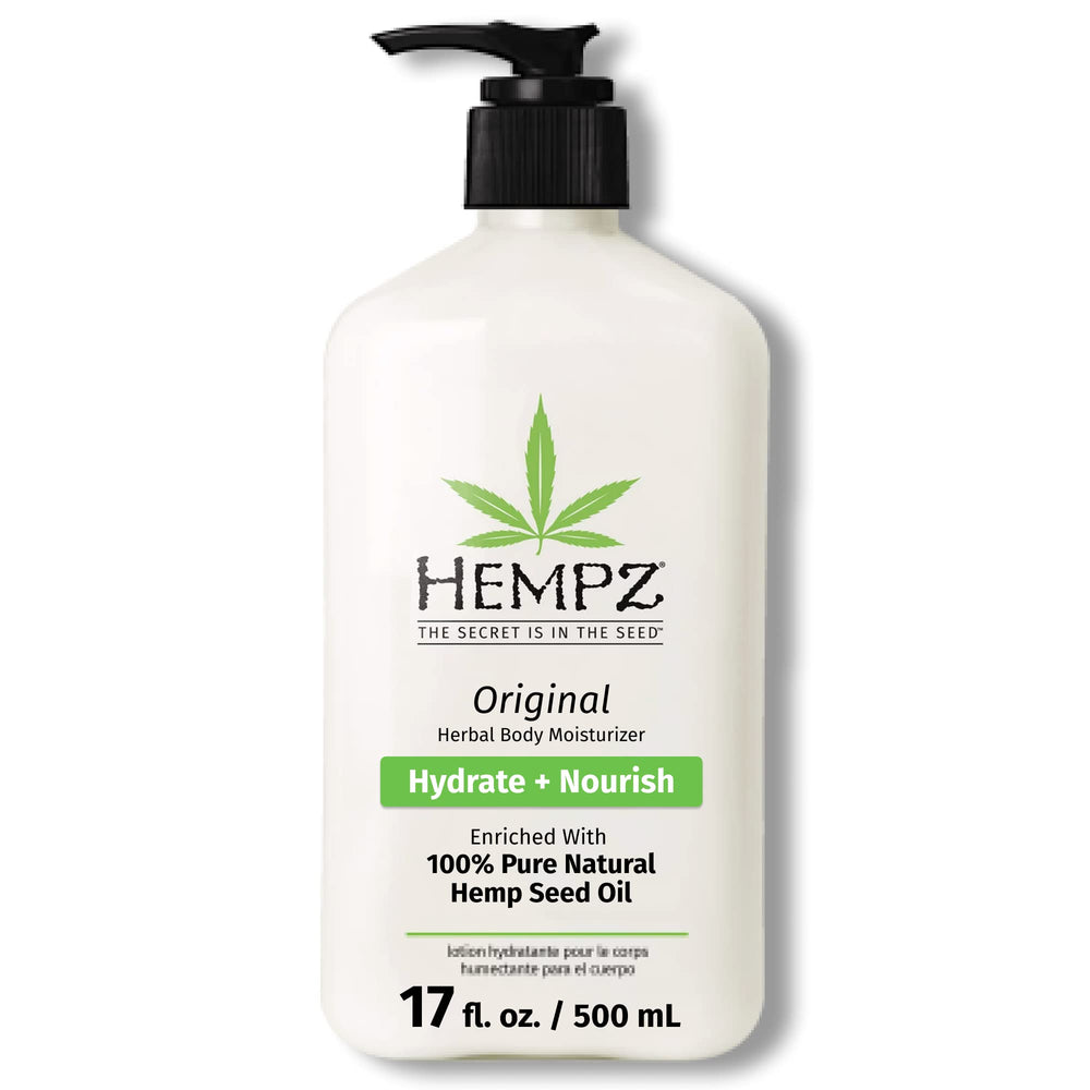 Hempz Original: aceite de semilla de cáñamo para hidratación profunda de la piel