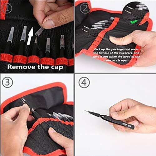 Estuche de almacenamiento HengTianMei para ordenar las pinzas.