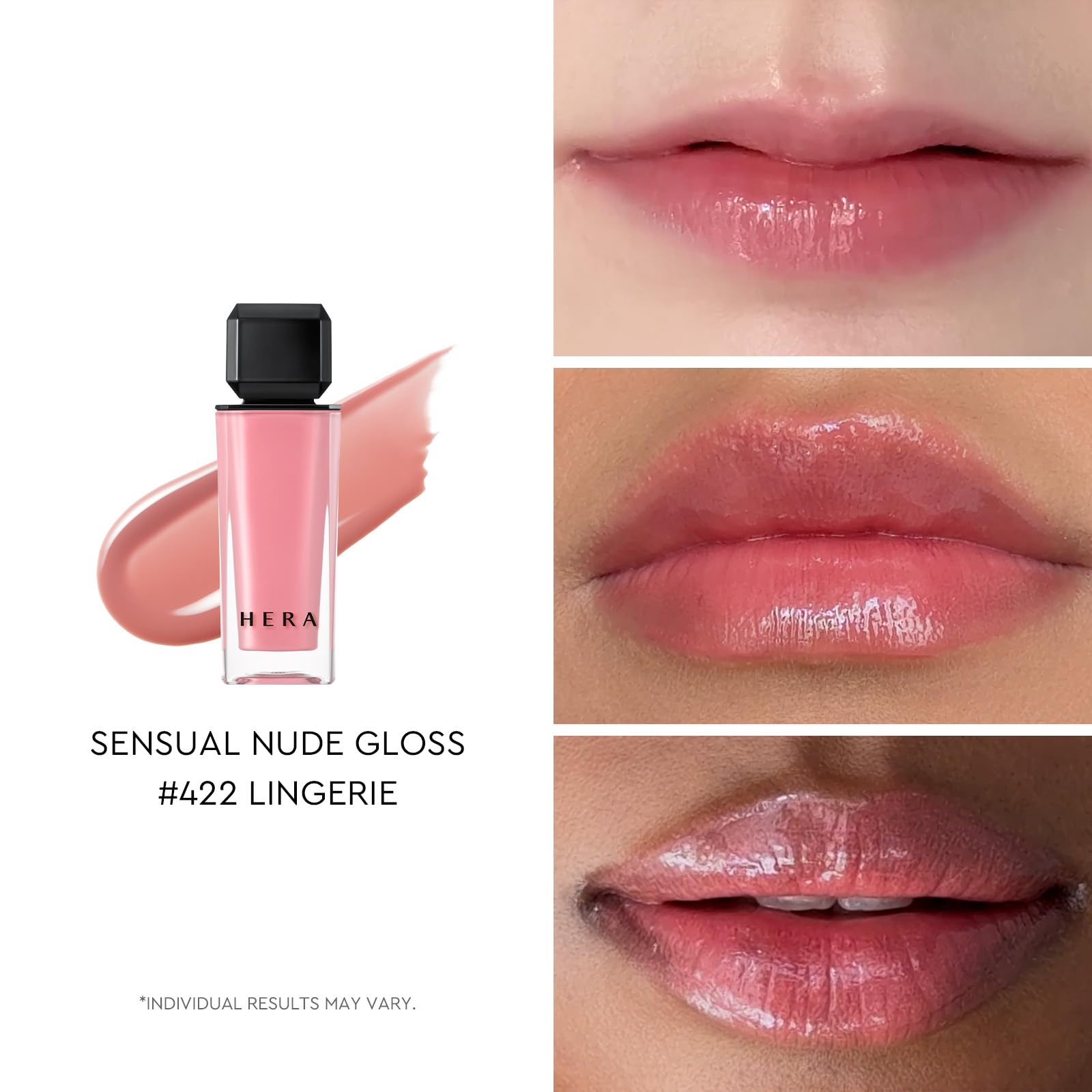 HERA Sensual Nude Gloss 422 Lingerie con brillo sutil para un look natural