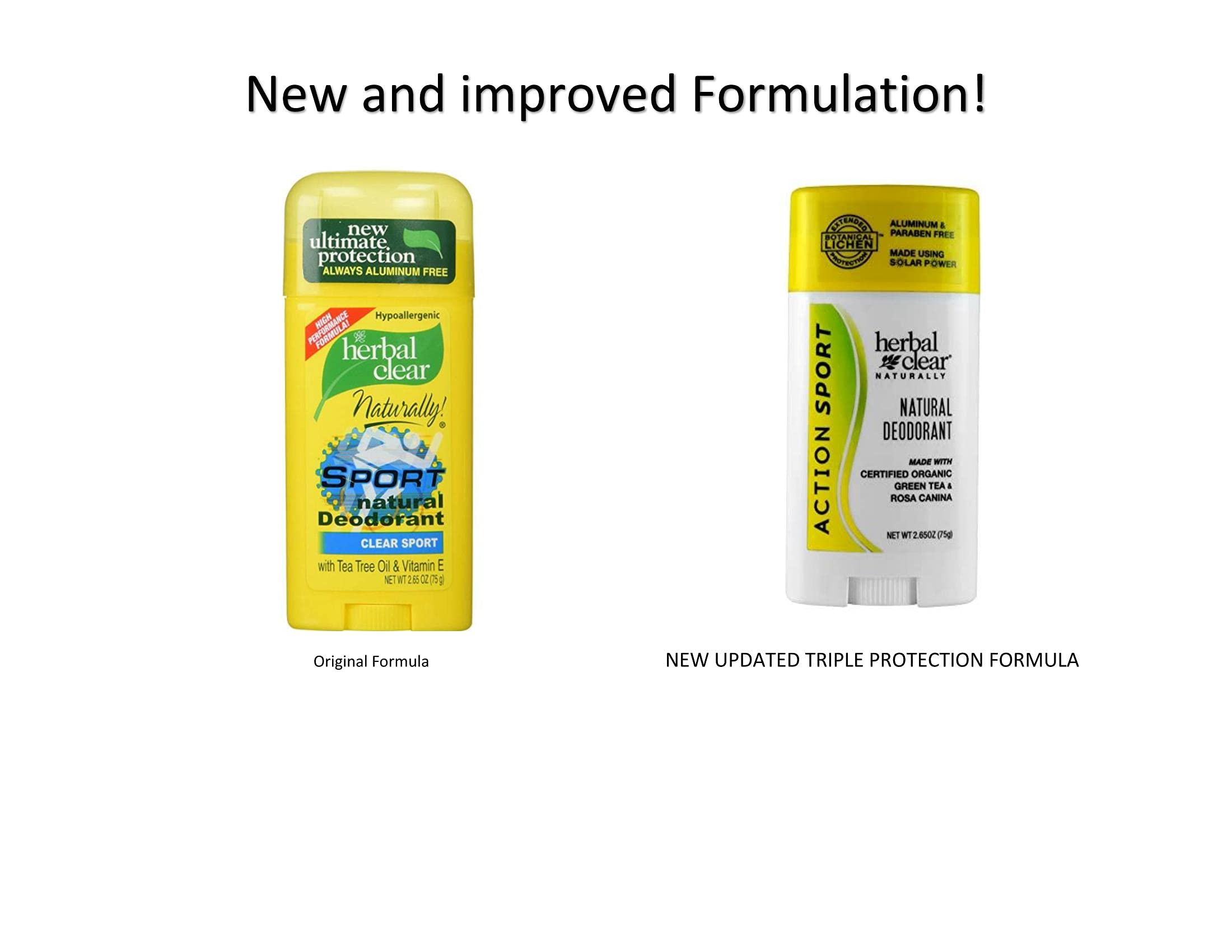 Envase sostenible de Herbal Clear Naturally fabricado en EE. UU.