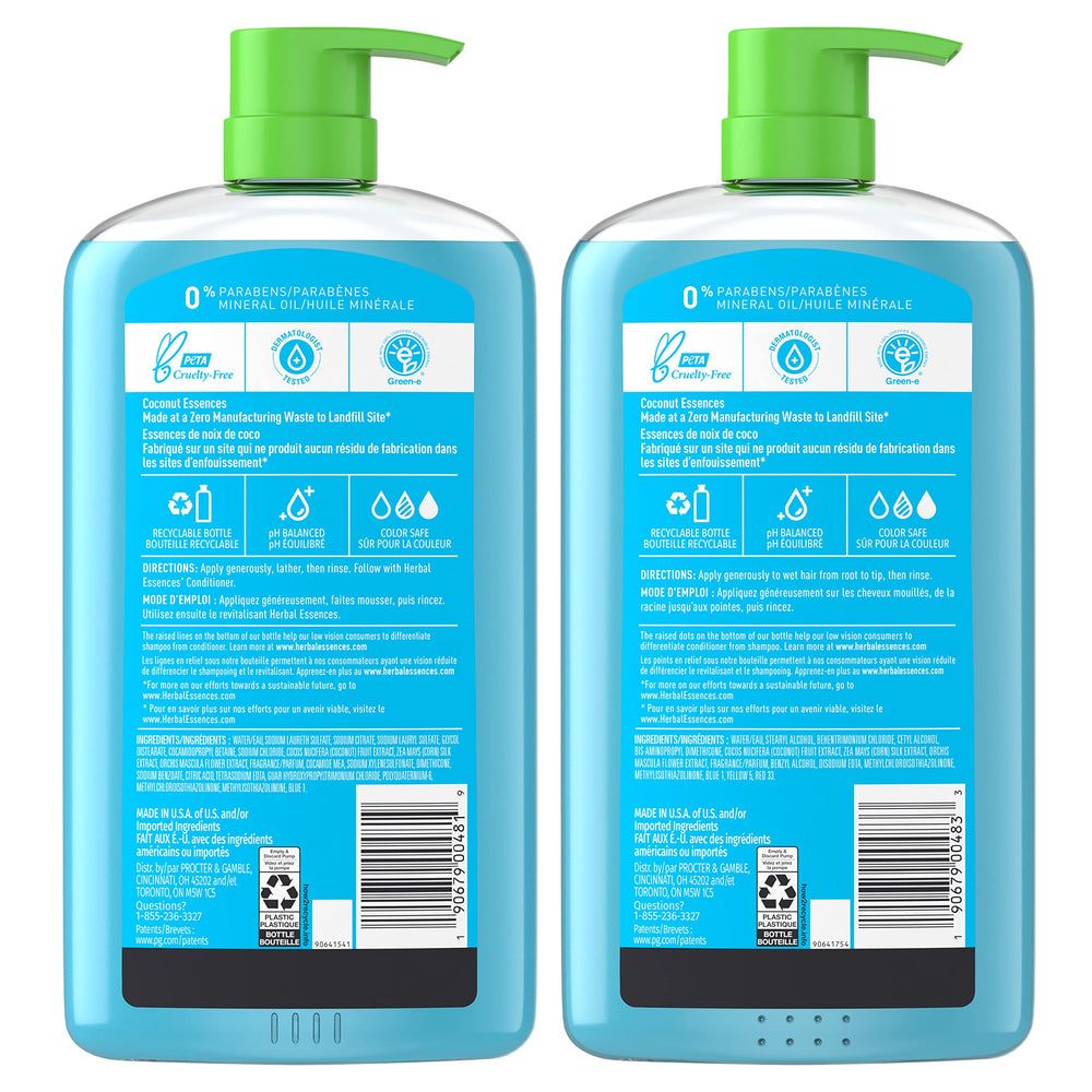 Herbal Essences Hello Hydration – bouteille recyclable, réduction des déchets.