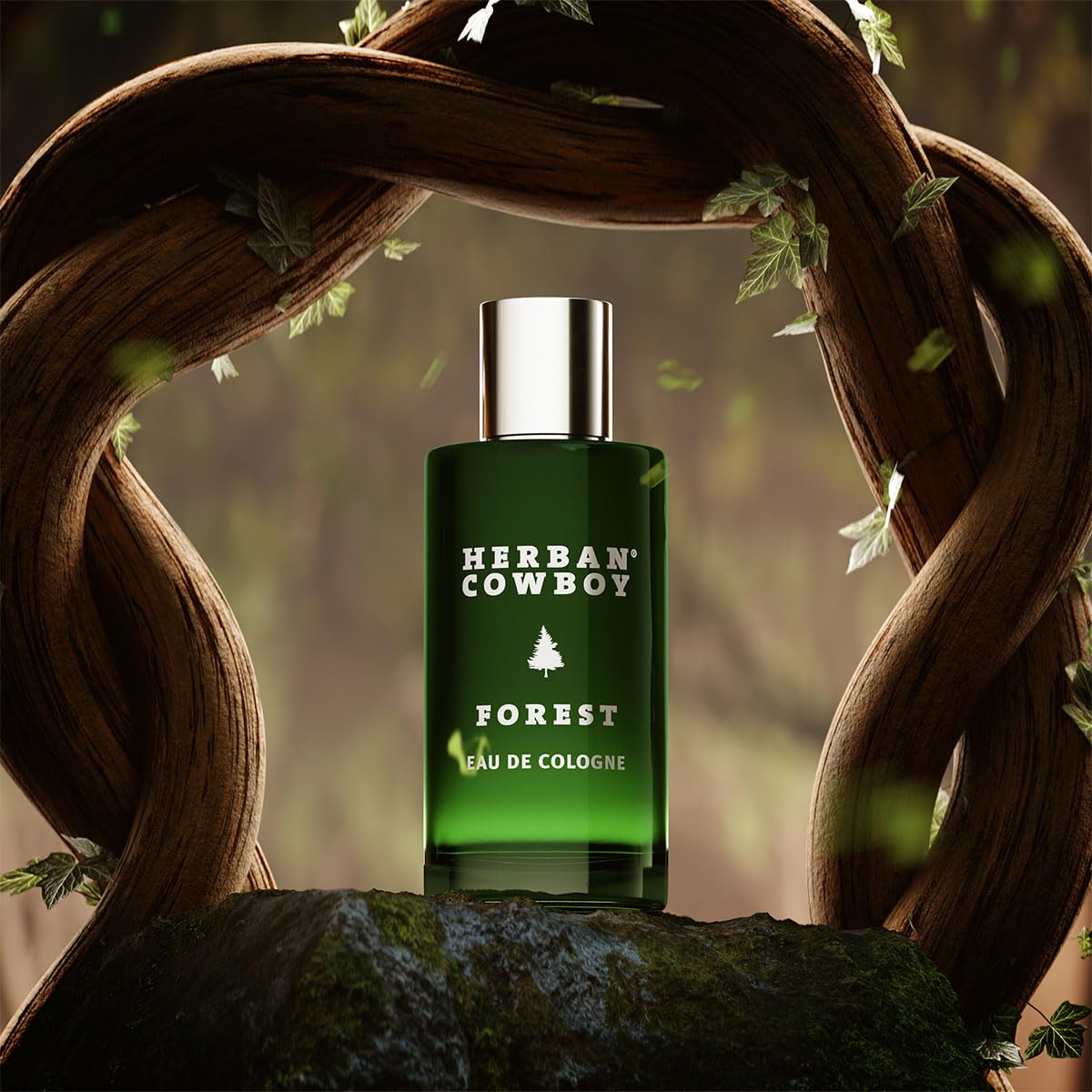 Herban Cowboy Forest: botella con nota mandarina para salidas.