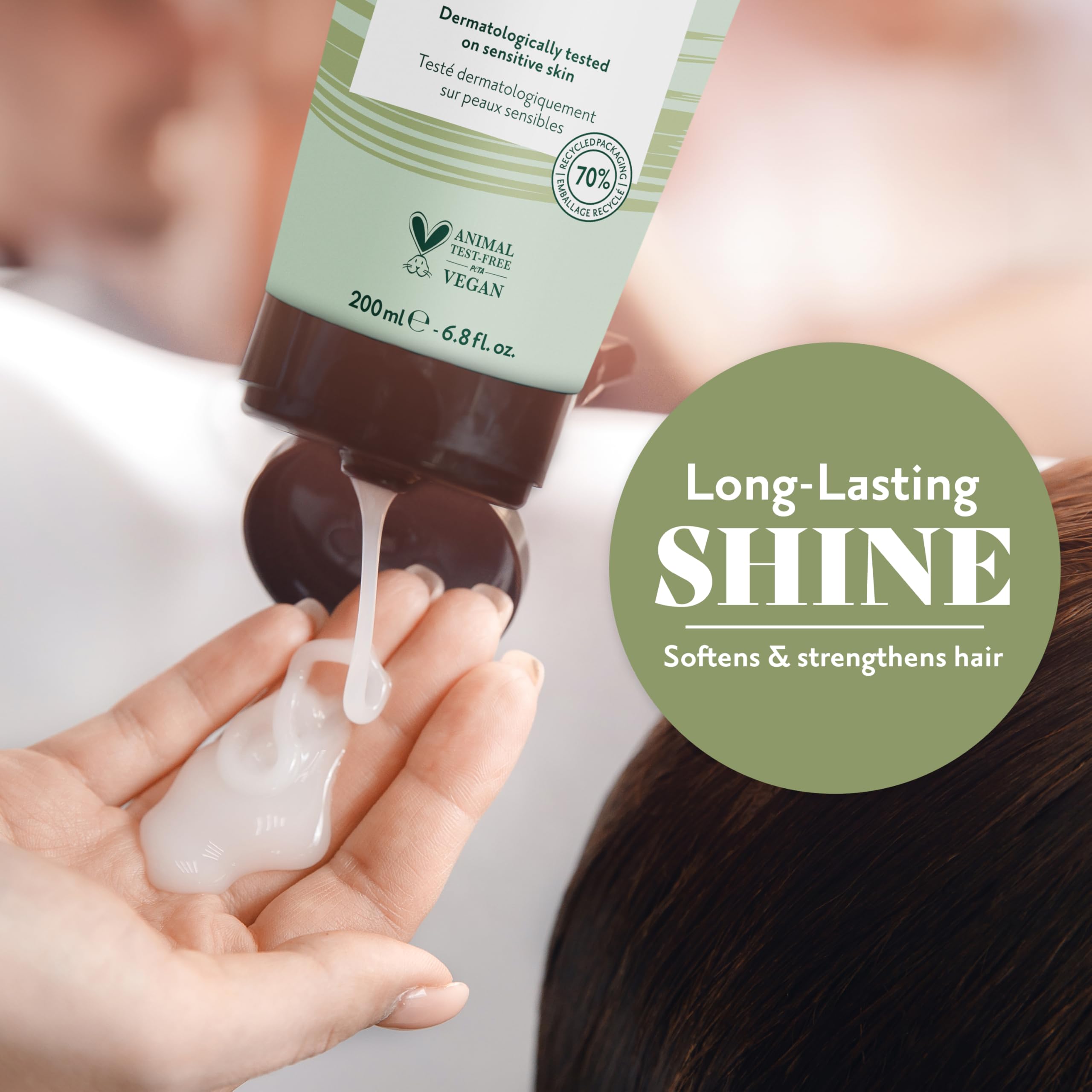 Herbatint Royal Acondicionador, germen de trigo y Vitamina E para nutrición.