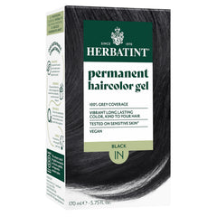 Herbatint 1N negro: cobertura 100% de canas para tono natural y duradero.