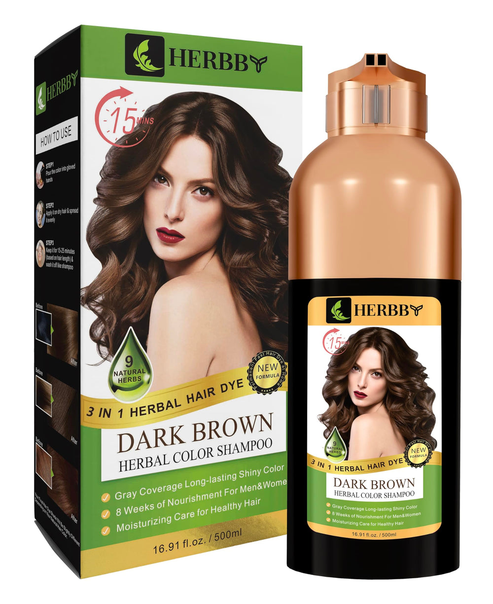 HERBBY Color Shampoo: uso doméstico rápido y cómodo en casa.