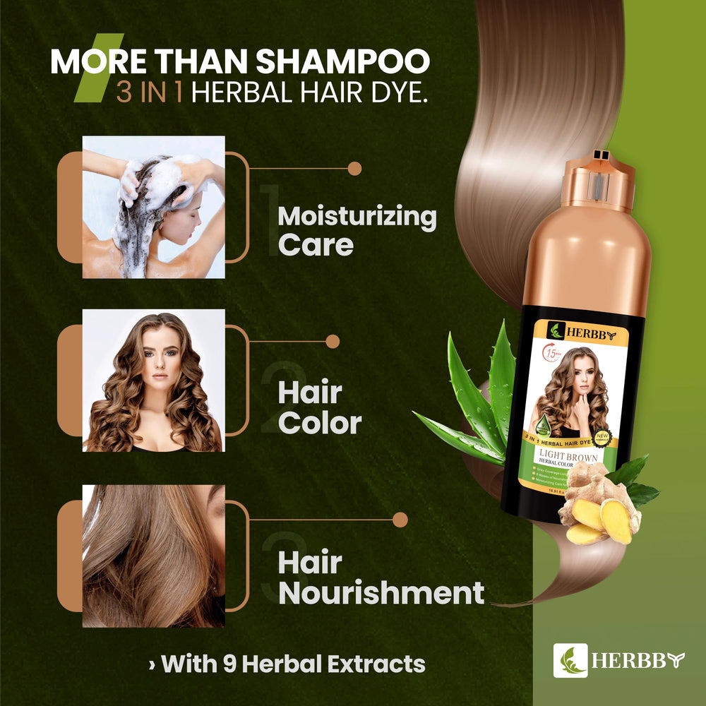 Couleur durable de 6 à 8 semaines avec HERBBY.
