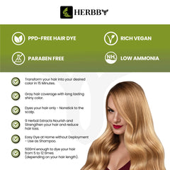 HERBBY, transformación de color que se ve natural y vibrante.