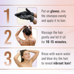 Aplicación rápida con Herbishh para cubrir canas en minutos.