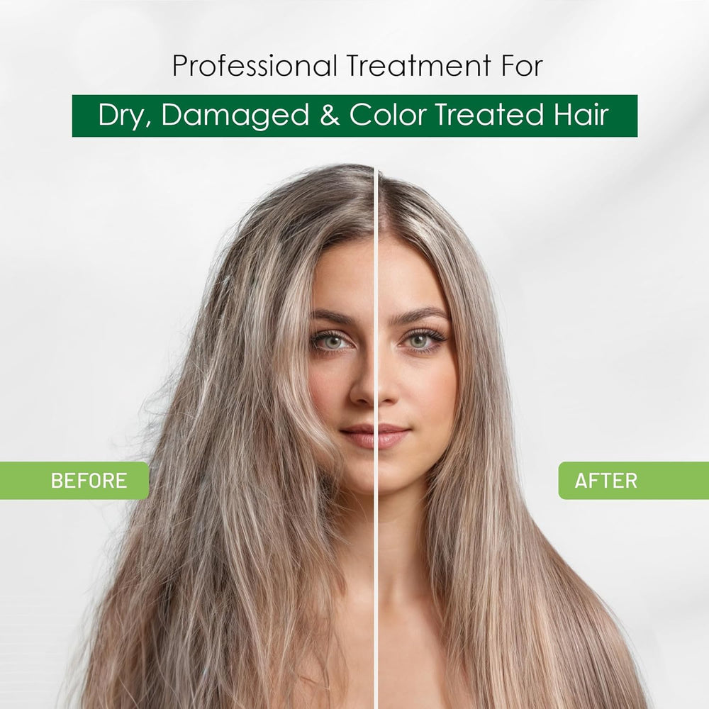 Herbishh Argan Hair Mask - envase con tapa de madera, opción ecológica