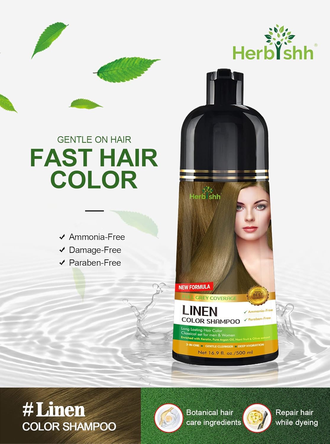 Aceite de oliva en champú coloración, suavidad y fortalecimiento.