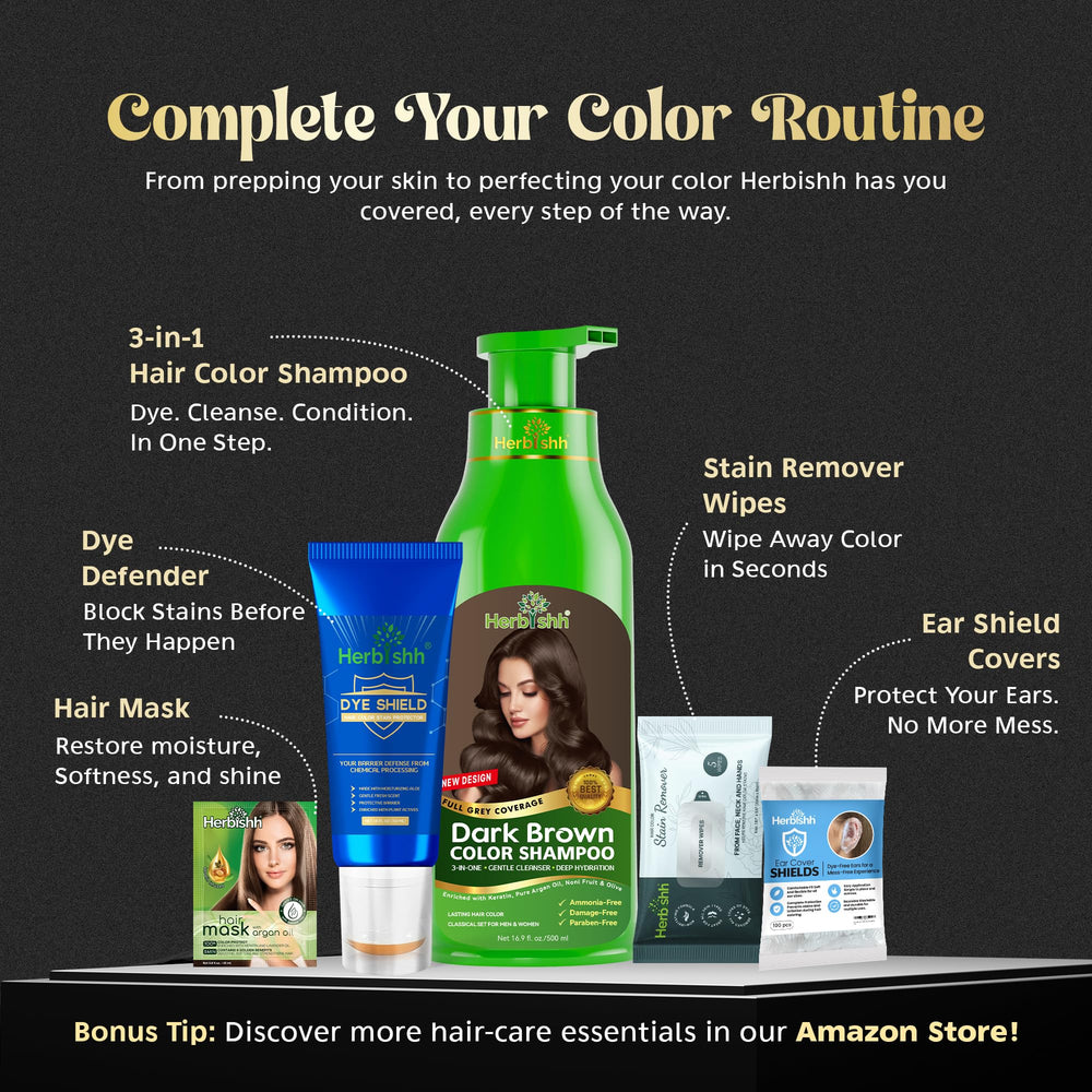 Herbishh shampoo color sin amoníaco para una experiencia suave