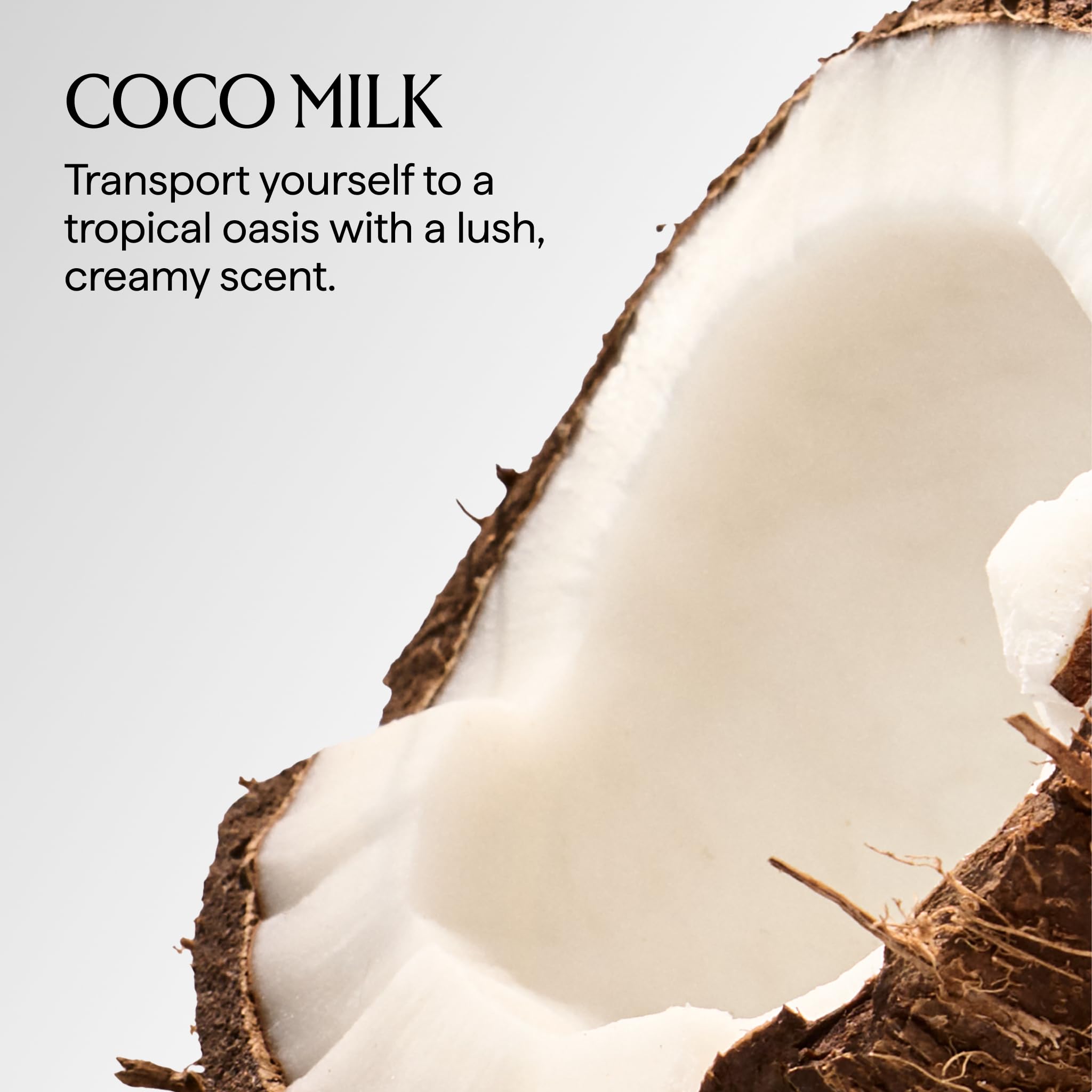 HERBIVORE Leche de Coco, polvo para baño con ingredientes naturales y veganos.