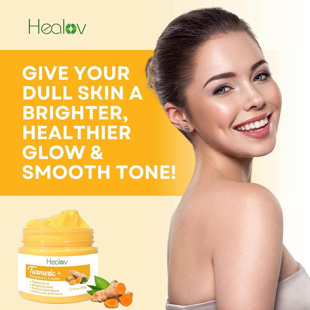 Herblov crema de cúrcuma: textura cremosa, ideal para uso diario.