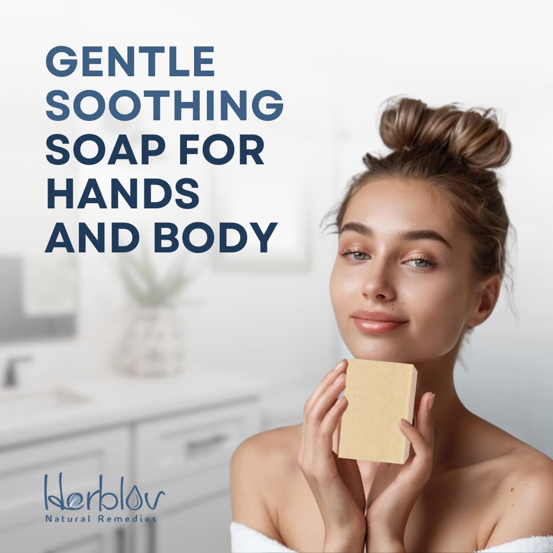 Herblov Hecho a mano en Estados Unidos, jabón para dermatitis.