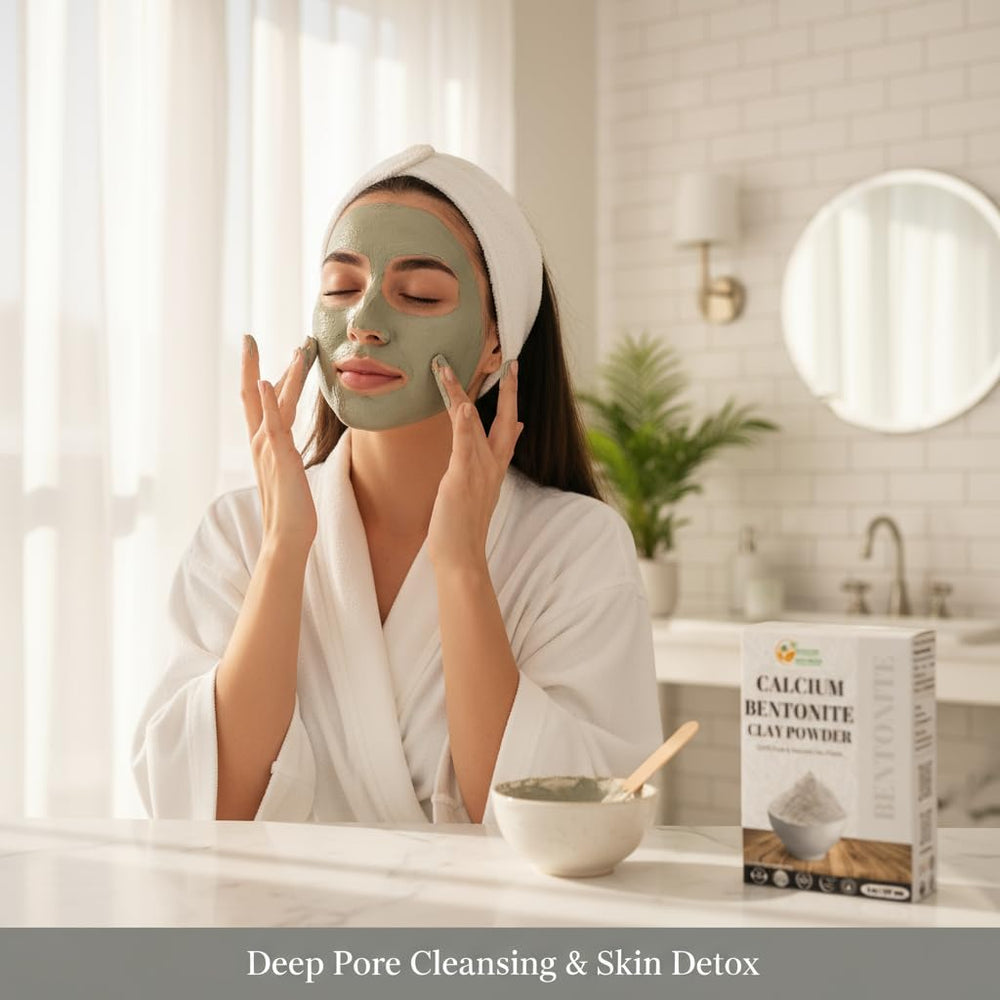 Herbs Botanica mascarilla facial arcilla calcio para limpieza de poros