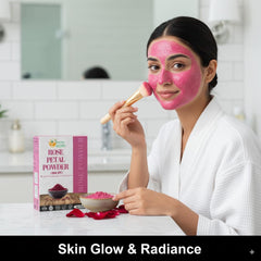 Polvo de rosa para aromaterapia y baño con Herbs Botanica.