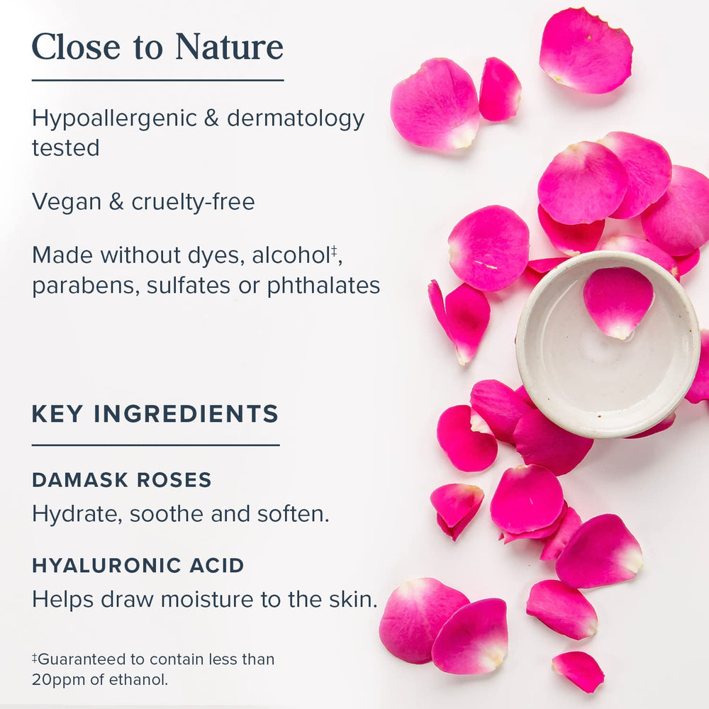 HERITAGE STORE serum rodillo de cuarzo rosado aplicado, distribuye producto