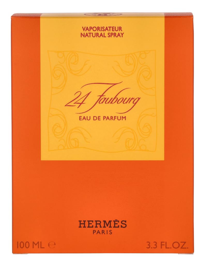 Hermès 24 Faubourg packaging box, premium presentation for special occasions.