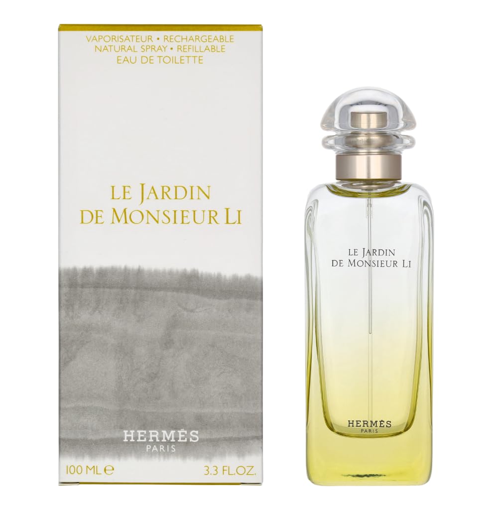 Hermès Le Jardin de Monsieur Li, botella frontal, aroma suave para uso diario