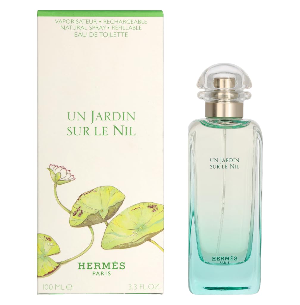 Hermès Un Jardin Sur Le Nil, vista frontal de la botella para uso diario