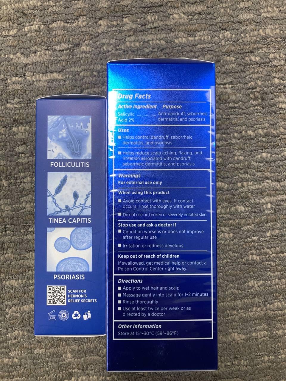 Hermon crema foliculitis, aplicación diaria sencilla